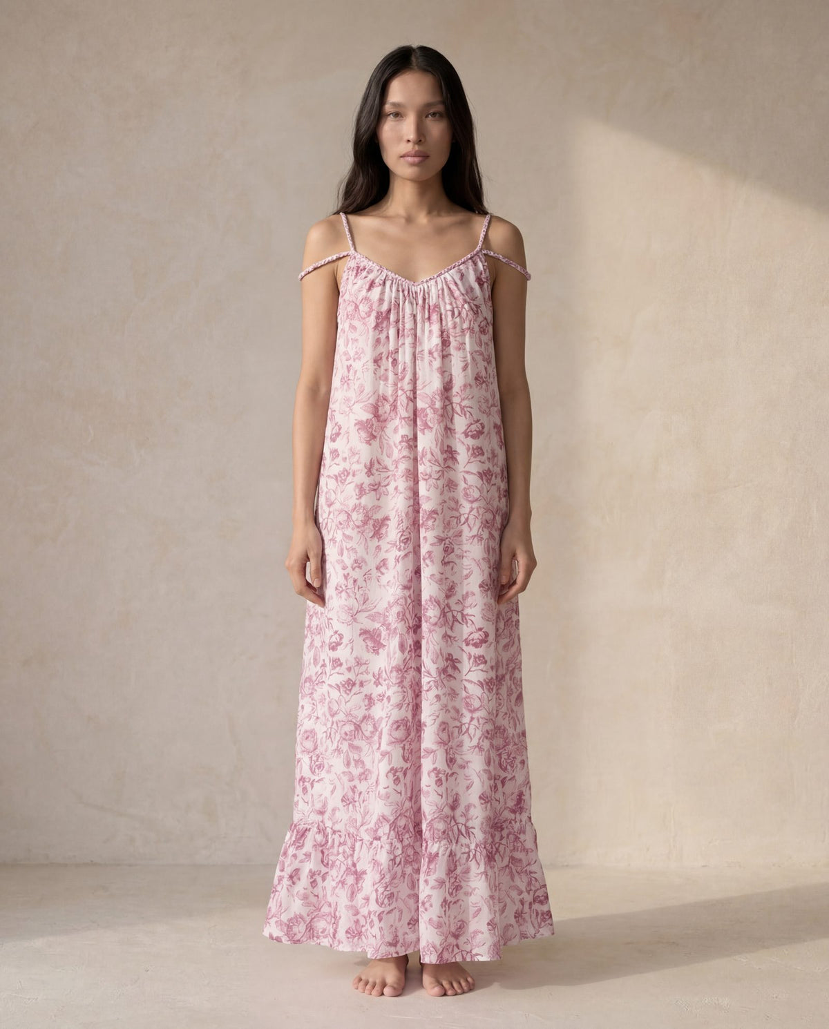 The Noel Dress in Blush Pink