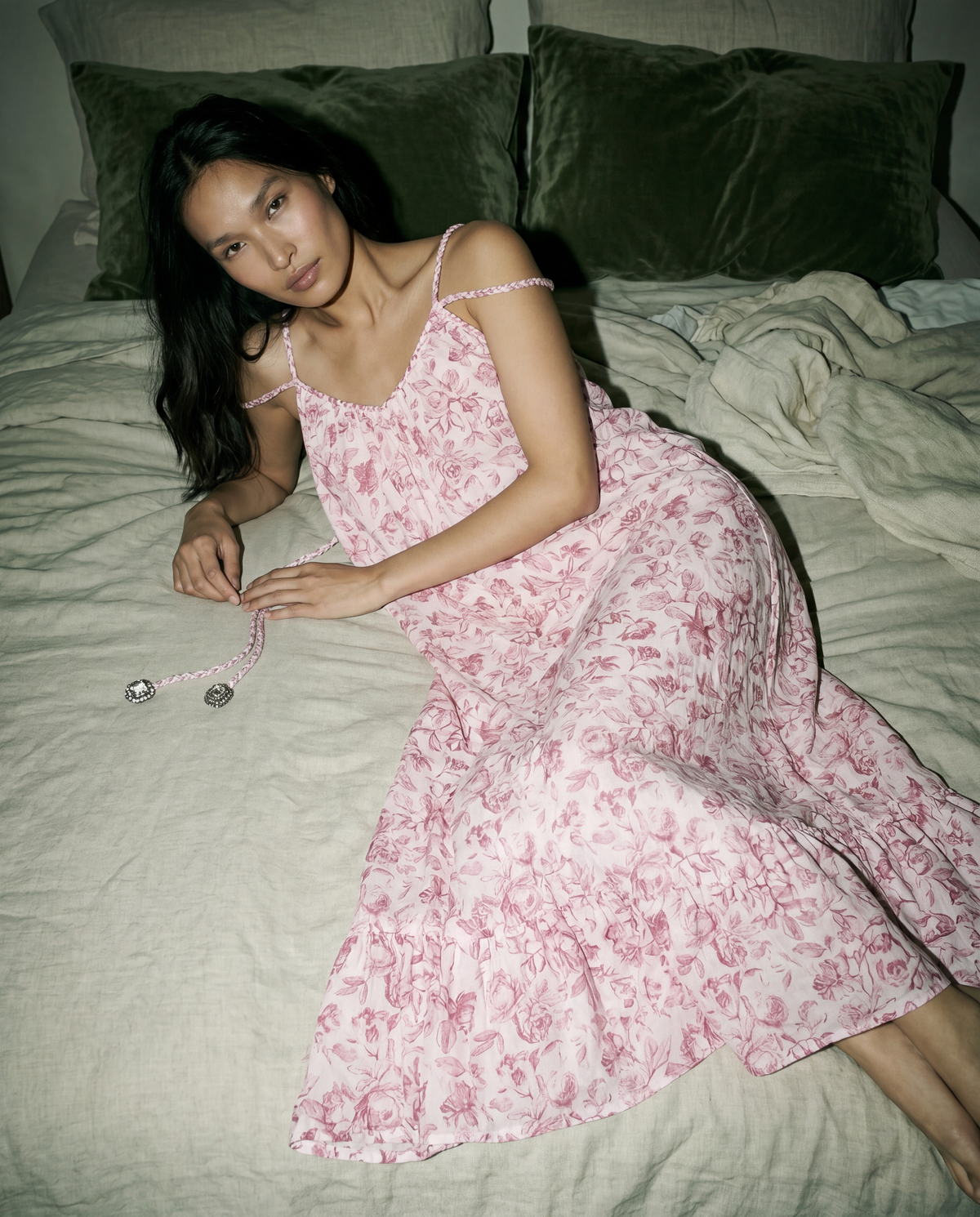 The Noel Dress in Blush Pink